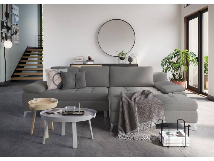 Ecksofa SIT & MORE Latigo L-Form , grau, B:290cm T:163cm, Sofas, mit Mega-Recamiere, wahlweise mit Bettfunktion und Bettkasten Ecksofa SIT & MORE Latigo L-Form , grau, B:290cm T:163cm, Sofas, mit Mega-Recamiere, wahlweise mit Bettfunktion und Bettkasten von sit&more