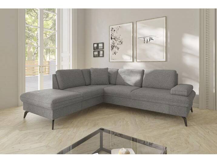 Ecksofa SIT & MORE Morris Jubi L-Form, B: 238 cm , grau, B:238cm H:83cm T:202cm, 100% Polyester, Sofas, mit Armteilfunktion & 1 Zierkissen, optional Bettfunktion Ecksofa SIT & MORE Morris Jubi L-Form, B: 238 cm , grau, B:238cm H:83cm T:202cm, 100% Polyester, Sofas, mit Armteilfunktion & 1 Zierkissen, optional Bettfunktion von sit&more