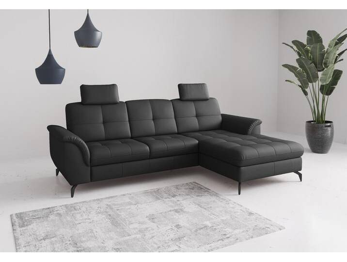 Ecksofa SIT & MORE Zora , schwarz, T:164cm, Sofas von sit&more