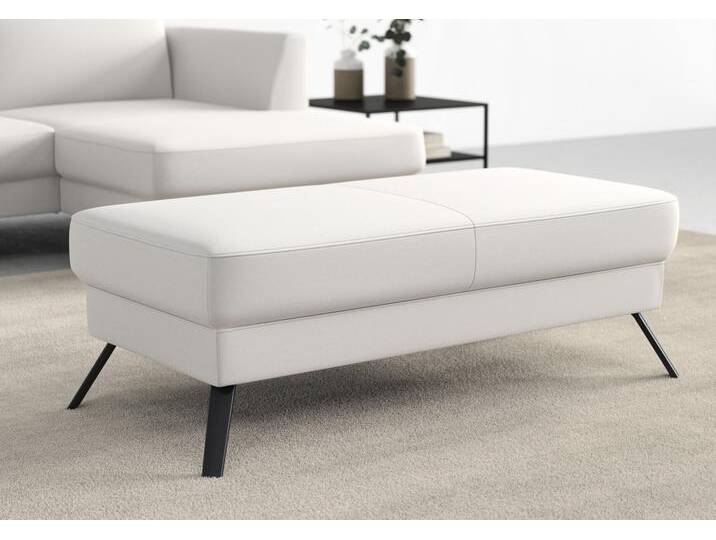 Hockerbank SIT & MORE Lindholm , silber, B:135cm H:48cm T:65cm, Hocker Hockerbank SIT & MORE Lindholm , silber, B:135cm H:48cm T:65cm, Hocker von sit&more