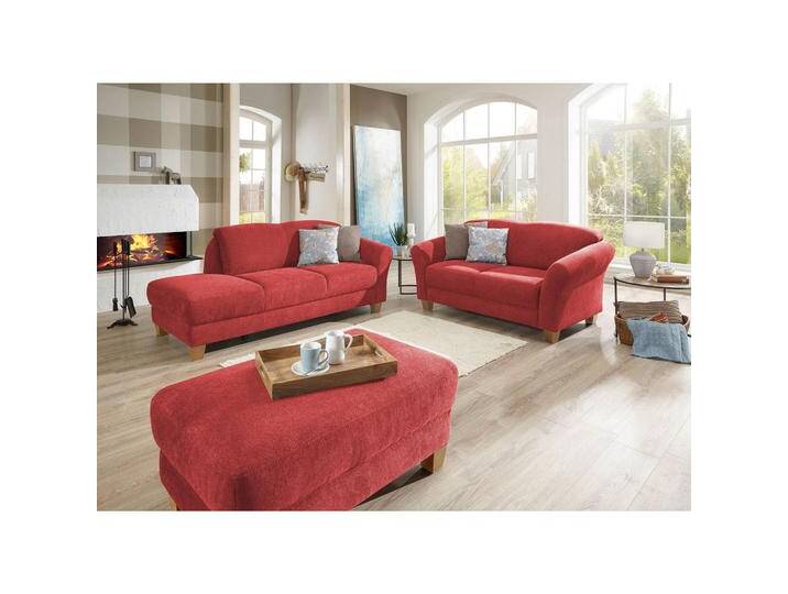 Sit & More HOCKER, Rot, Buche, rechteckig, 101x45x66 cm, Goldenes M, OEKO-TEX® STANDARD 100, Made in Europe, DGM-Klimapakt, Stühle von sit&more