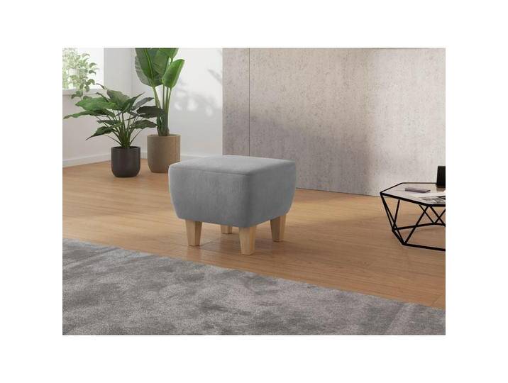 Sit & More HOCKER VIVA V, Grau, Buche, massiv, quadratisch, 56x46x56 cm, Goldenes M, OEKO-TEX® STANDARD 100, Made in Europe, DGM-Klimapakt, Stühle von sit&more