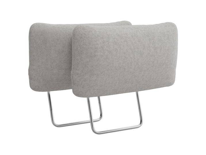 Sit & More KOPFSTÜTZE ROCHELLE E, Hellgrau, 2-teilig, 50x25x12 cm, Goldenes M, OEKO-TEX® STANDARD 100, Made in Europe, DGM-Klimapakt, Wohnzimmer, von sit&more