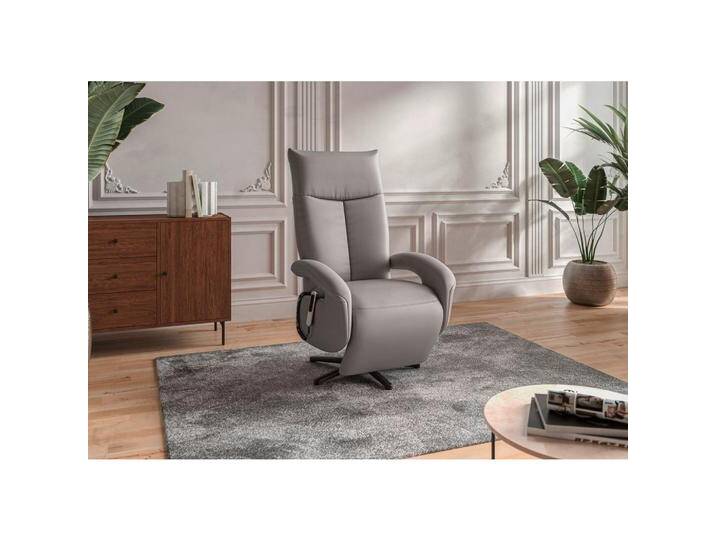 Sit & More SESSEL, Hellgrau, Echtleder, Nappaleder, 74x112x82 cm, Goldenes M, Made in Europe, DGM-Klimapakt, Relaxfunktion, integrierter Akku, Sit & More SESSEL, Hellgrau, Echtleder, Nappaleder, 74x112x82 cm, Goldenes M, Made in Europe, DGM-Klimapakt, Relaxfunktion, integrierter Akku, von sit&more