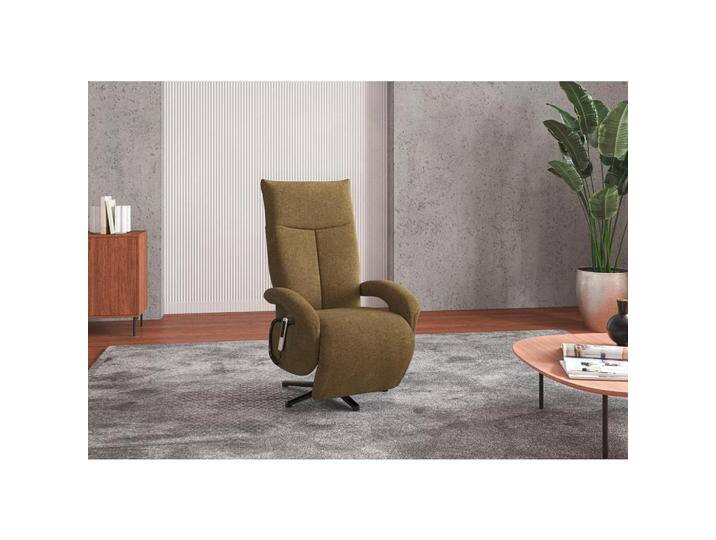 Sit & More SESSEL, Olivgrün, 74x112x82 cm, Goldenes M, OEKO-TEX® STANDARD 100, Made in Europe, DGM-Klimapakt, Relaxfunktion, integrierter Akku, von sit&more