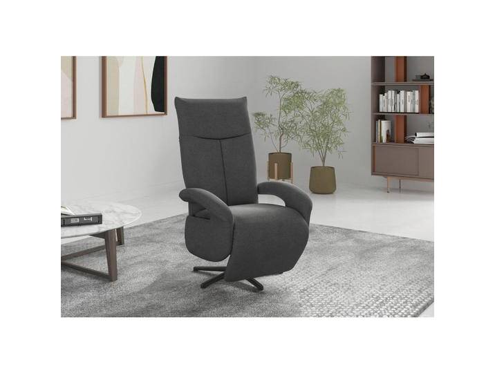 Sit & More RELAXSESSEL DANCE E, Dunkelgrau, 74x112x82 cm, Goldenes M, OEKO-TEX® STANDARD 100, Made in Europe, DGM-Klimapakt, Liegefunktion, Sitzfläche von sit&more