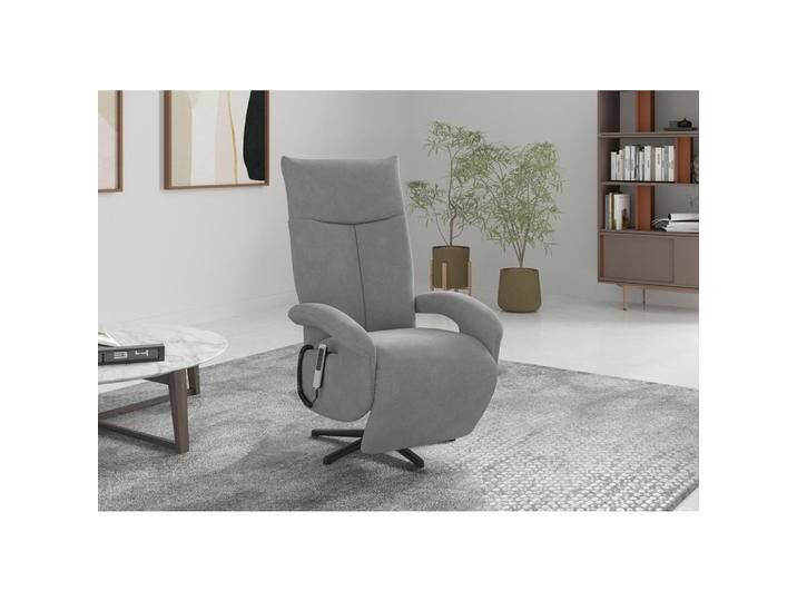 Sit & More RELAXSESSEL DANCE E, Grau, 74x112x82 cm, Goldenes M, OEKO-TEX® STANDARD 100, Made in Europe, DGM-Klimapakt, Liegefunktion, integrierter von sit&more