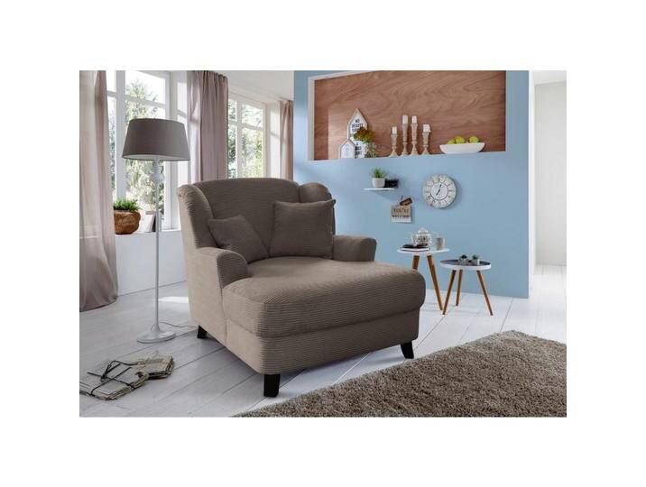 Sit & More XXL-SESSEL ASADO V, Taupe, Buche, massiv, Füllung: Schaumstoffflocken,Schaumstoffflocken, 109x104x145 cm, Goldenes M, OEKO-TEX® STANDARD von sit&more