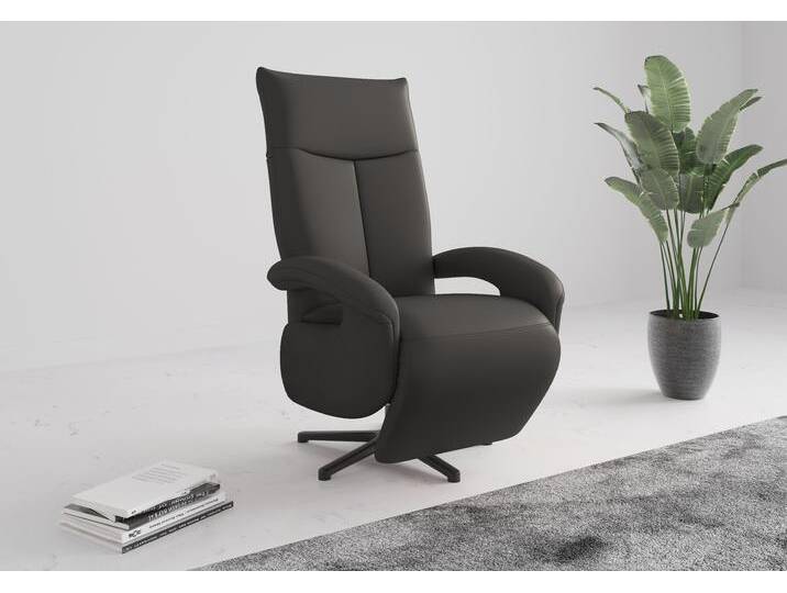 TV-Sessel SIT & MORE Amica , grau (anthrazit), B:74cm H:112cm T:82cm, Sessel, wahlweise manuell oder elektrischer Funktion mit Akku von sit&more