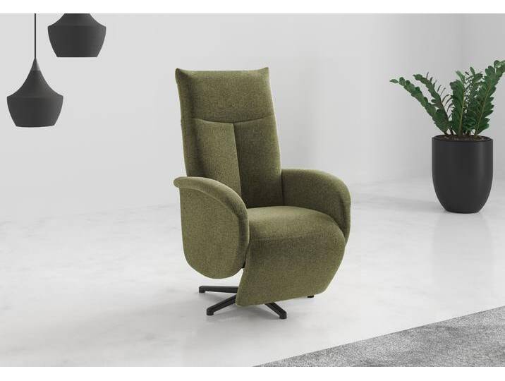 TV-Sessel SIT & MORE Juma, inkl. Drehfunktion & Kopfteilverstellung , grün (hellgrün), B:75cm H:110cm T:82cm, 100% Polyester, Sessel, Höhe Armlehne 62 cm, wahlweise mit Aufstehhilfe, 2 Motoren und Akku von sit&more