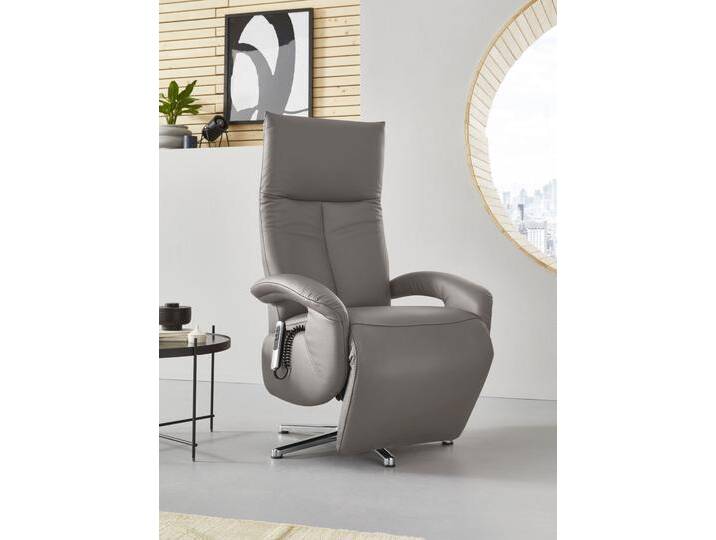 TV-Sessel SIT & MORE Tycoon mit Kopfteilverstellung und 360 Drehfunktion , braun (schlamm), B:74cm H:112cm T:82cm, Sessel, wahlweise manuell oder elektrischer Funktion, auch mit Akku (kabellos) von sit&more