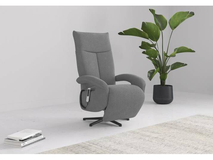 TV-Sessel SIT & MORE Zoe , grau, B:74cm H:112cm T:82cm, 100% Polyester, Sessel, wahlweise manuell oder elektrischer Funktion mit Akku TV-Sessel SIT & MORE Zoe , grau, B:74cm H:112cm T:82cm, 100% Polyester, Sessel, wahlweise manuell oder elektrischer Funktion mit Akku von sit&more
