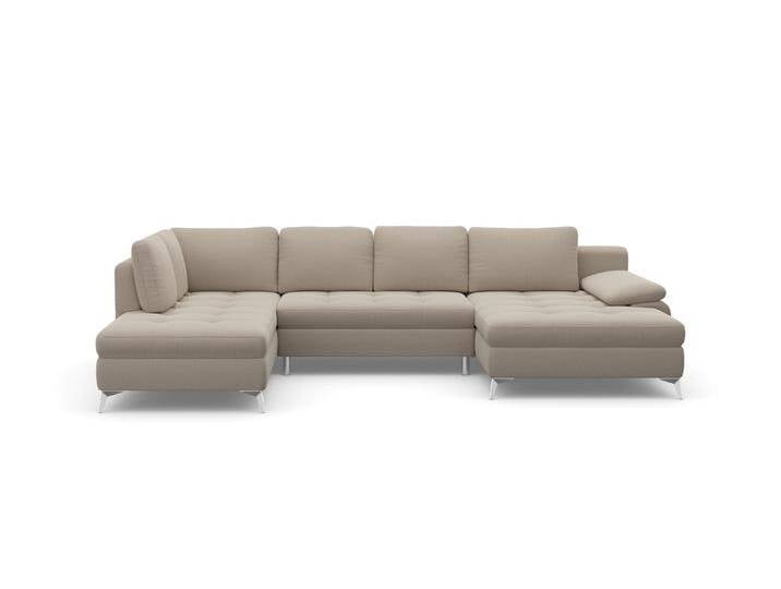 Wohnlandschaft SIT & MORE Latigo U-Form , beige, B:326cm T:201cm, Sofas, mit Recamiere, wahlweise mit Bettfunktion und Bettkasten Wohnlandschaft SIT & MORE Latigo U-Form , beige, B:326cm T:201cm, Sofas, mit Recamiere, wahlweise mit Bettfunktion und Bettkasten von sit&more