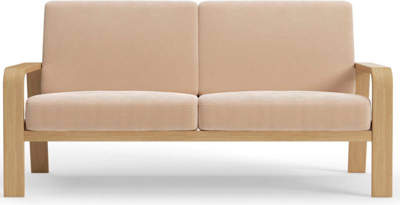 sit&more 2,5-Sitzer Kolding, Armlehnen aus Buchenholz in natur, verschiedene Bezüge und Farben von sit&more