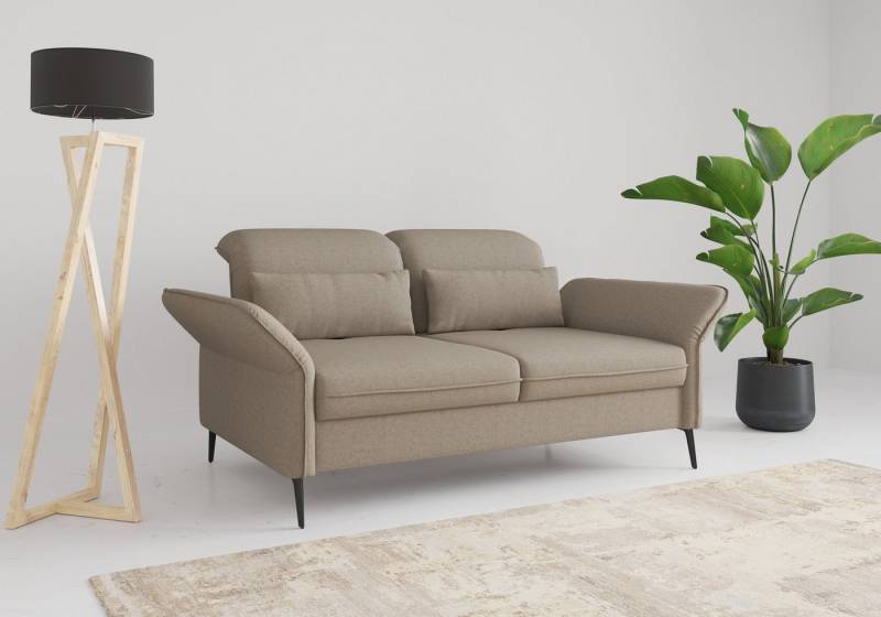 sit&more 2,5-Sitzer Emely, inkl. Sitztiefenverstellung, wahlweise mit Bettfunktion, Kopf- & Armteilverstellung von sit&more