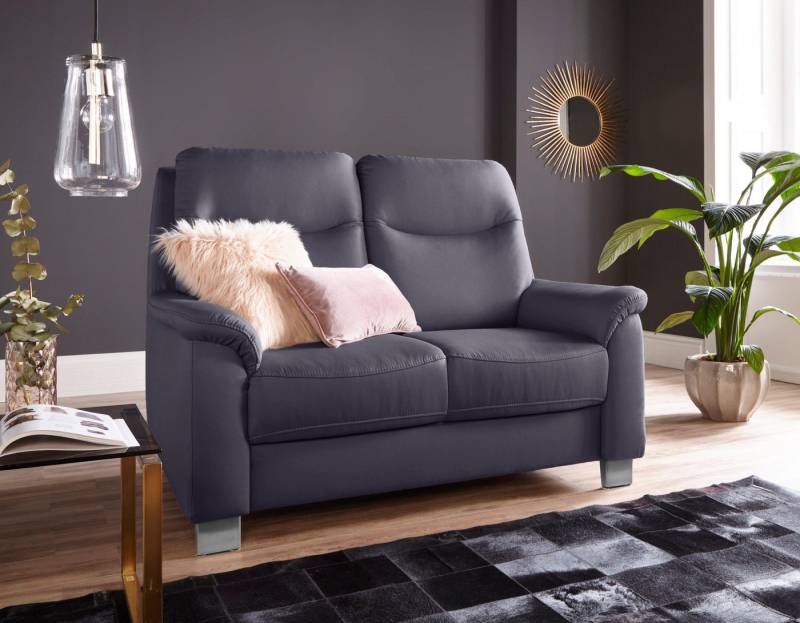 sit&more 2-Sitzer Boccaccio, inklusive Federkern und Kopfteilverstellung von sit&more