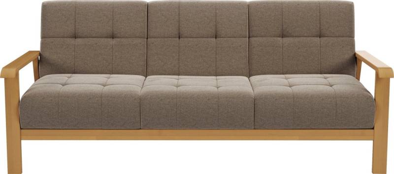 sit&more 3-Sitzer Billund, Armlehnen aus eichefarbigem Buchenholz, verschiedene Bezüge und Farben sit&more 3-Sitzer Billund, Armlehnen aus eichefarbigem Buchenholz, verschiedene Bezüge und Farben von sit&more