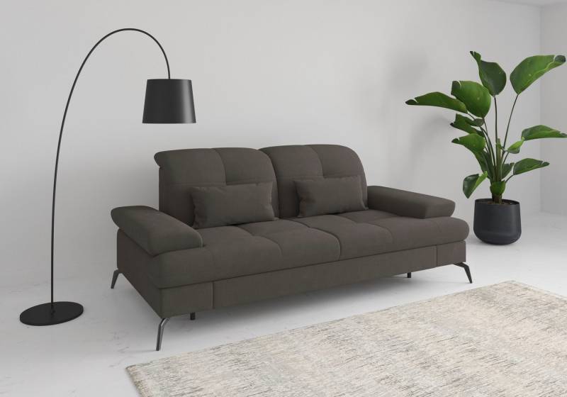 sit&more 3-Sitzer Amica, inkl. Sitztiefenverstellung und Armteilverstellung, wahlweise mit Kopfteilverstellung und Bettfunktion von sit&more