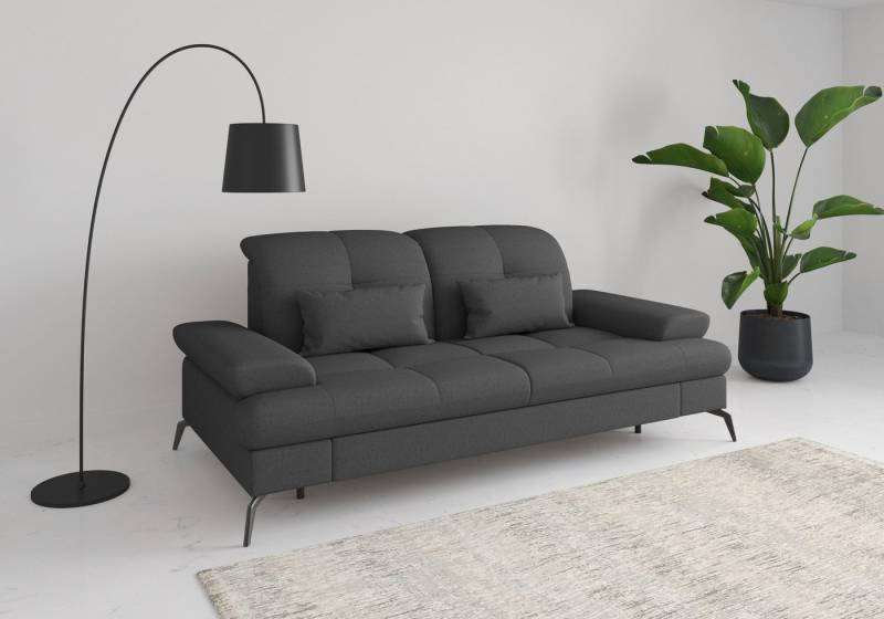 sit&more 3-Sitzer Amica, inkl. Sitztiefenverstellung und Armteilverstellung, wahlweise mit Kopfteilverstellung und Bettfunktion von sit&more