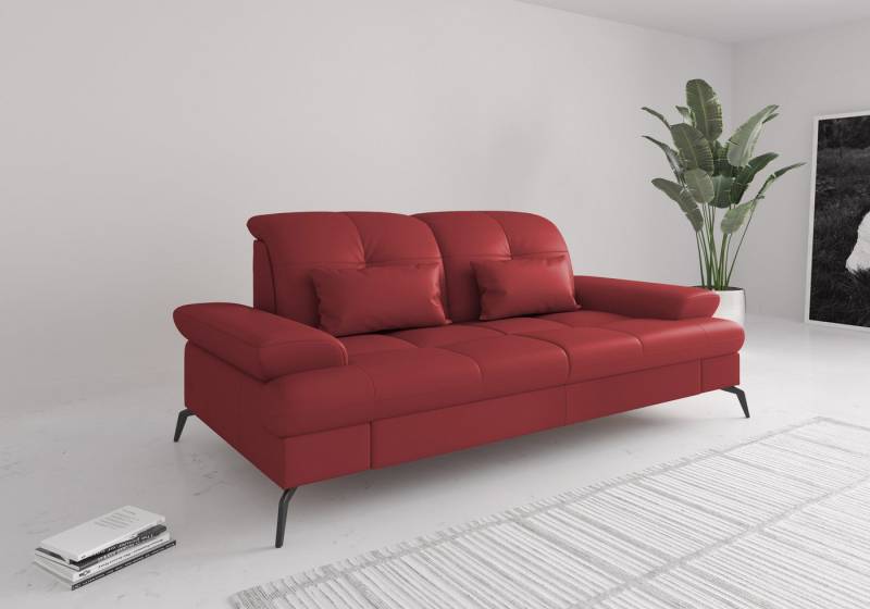 sit&more 3-Sitzer Amica, inkl. Sitztiefenverstellung und Armteilverstellung, wahlweise mit Kopfteilverstellung und Bettfunktion von sit&more