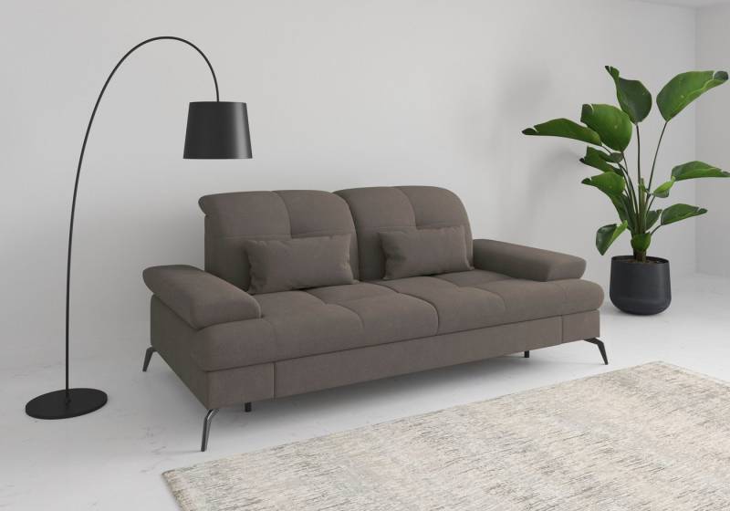 sit&more 3-Sitzer Amica, inkl. Sitztiefenverstellung und Armteilverstellung, wahlweise mit Kopfteilverstellung und Bettfunktion von sit&more