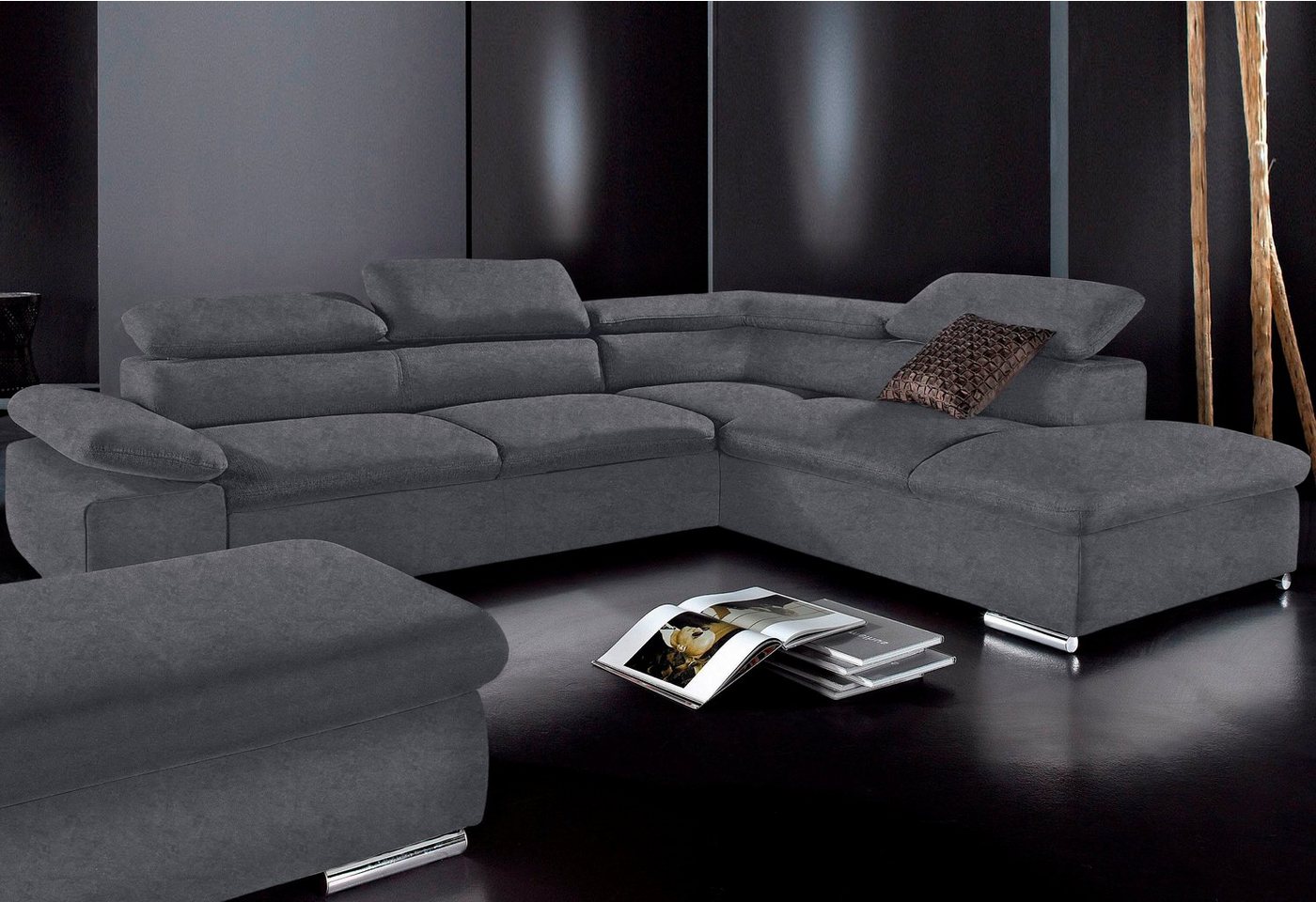 sit&more Ecksofa Alcudia L-Form, wahlweise mit Bettfunktion von sit&more