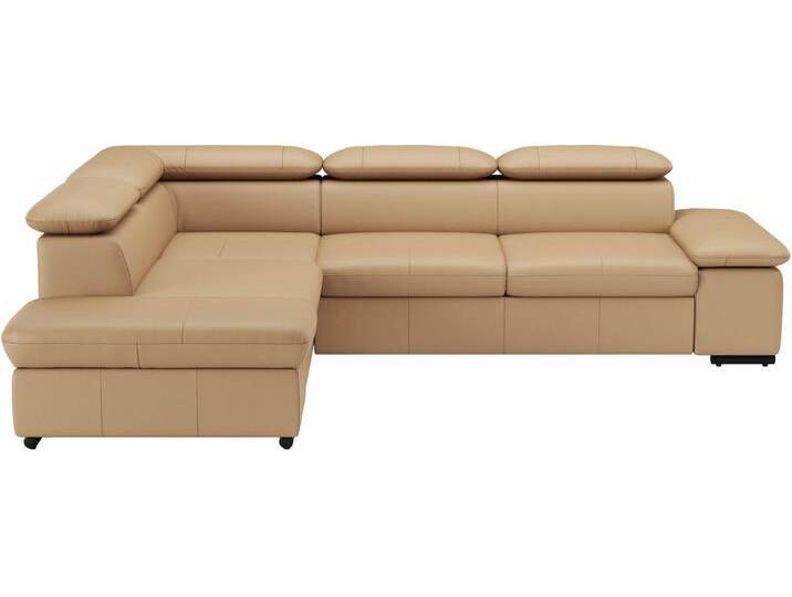 sit&more Ecksofa Alcudia L-Form, mit Armteilverstellung, braun, mit Armteilverstellung-mit Kopfteilverstellung, cappuccino von sit&more