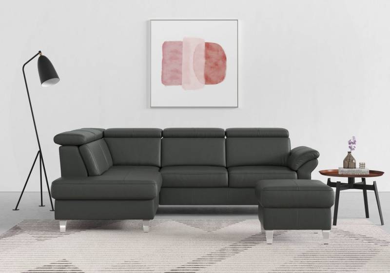 sit&more Ecksofa Arngast L-Form, inklusive Kopfteilverstellung und Federkern sit&more Ecksofa Arngast L-Form, inklusive Kopfteilverstellung und Federkern von sit&more