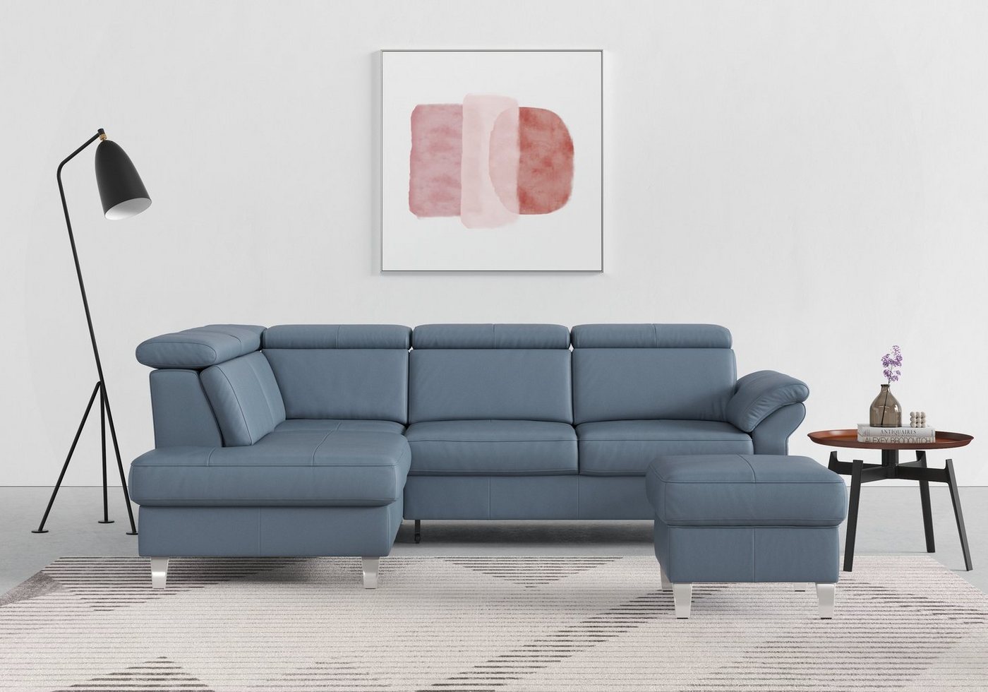 sit&more Ecksofa Arngast L-Form, inklusive Kopfteilverstellung und Federkern von sit&more