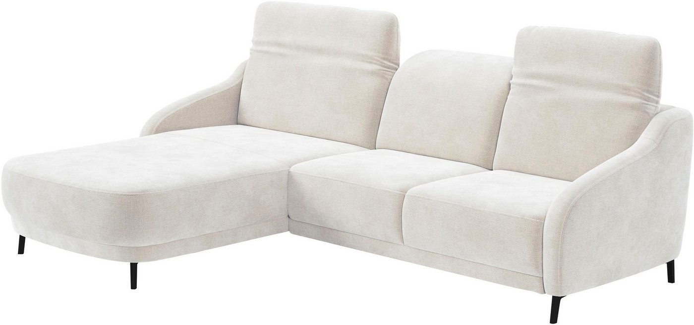 sit&more Ecksofa Blues L-Form, wahlweise mit Klapptisch und USB von sit&more