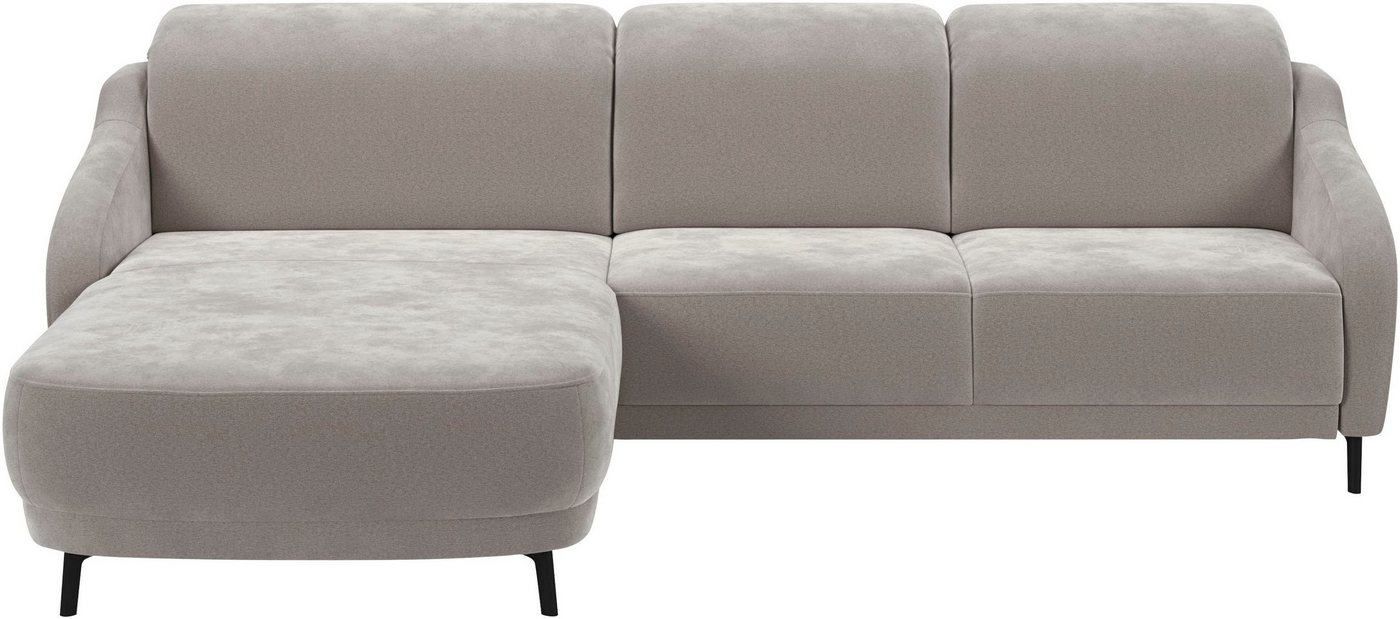 sit&more Ecksofa Blues L-Form, wahlweise mit Klapptisch und USB von sit&more