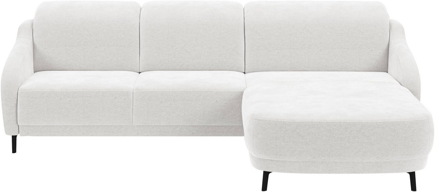 sit&more Ecksofa Blues L-Form, wahlweise mit Klapptisch und USB von sit&more