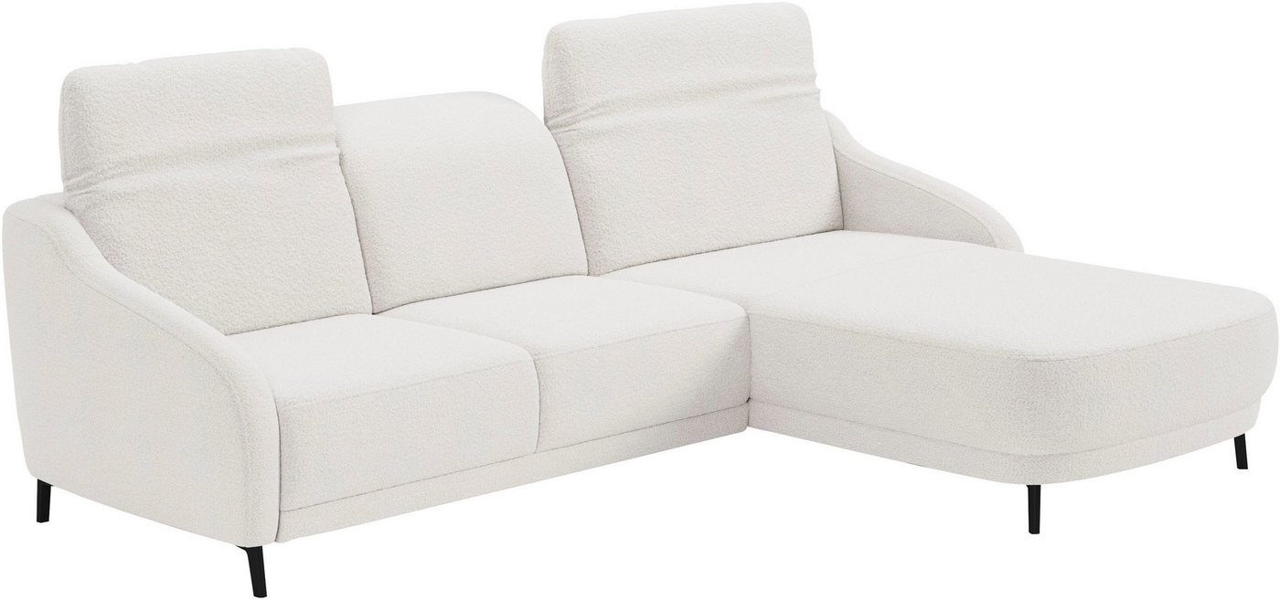 sit&more Ecksofa Blues L-Form, wahlweise mit Klapptisch und USB von sit&more