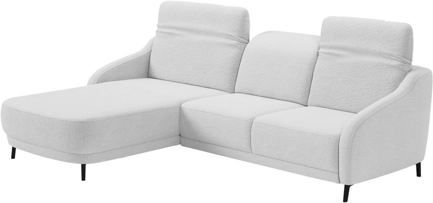 sit&more Ecksofa Blues L-Form, wahlweise mit Klapptisch und USB von sit&more