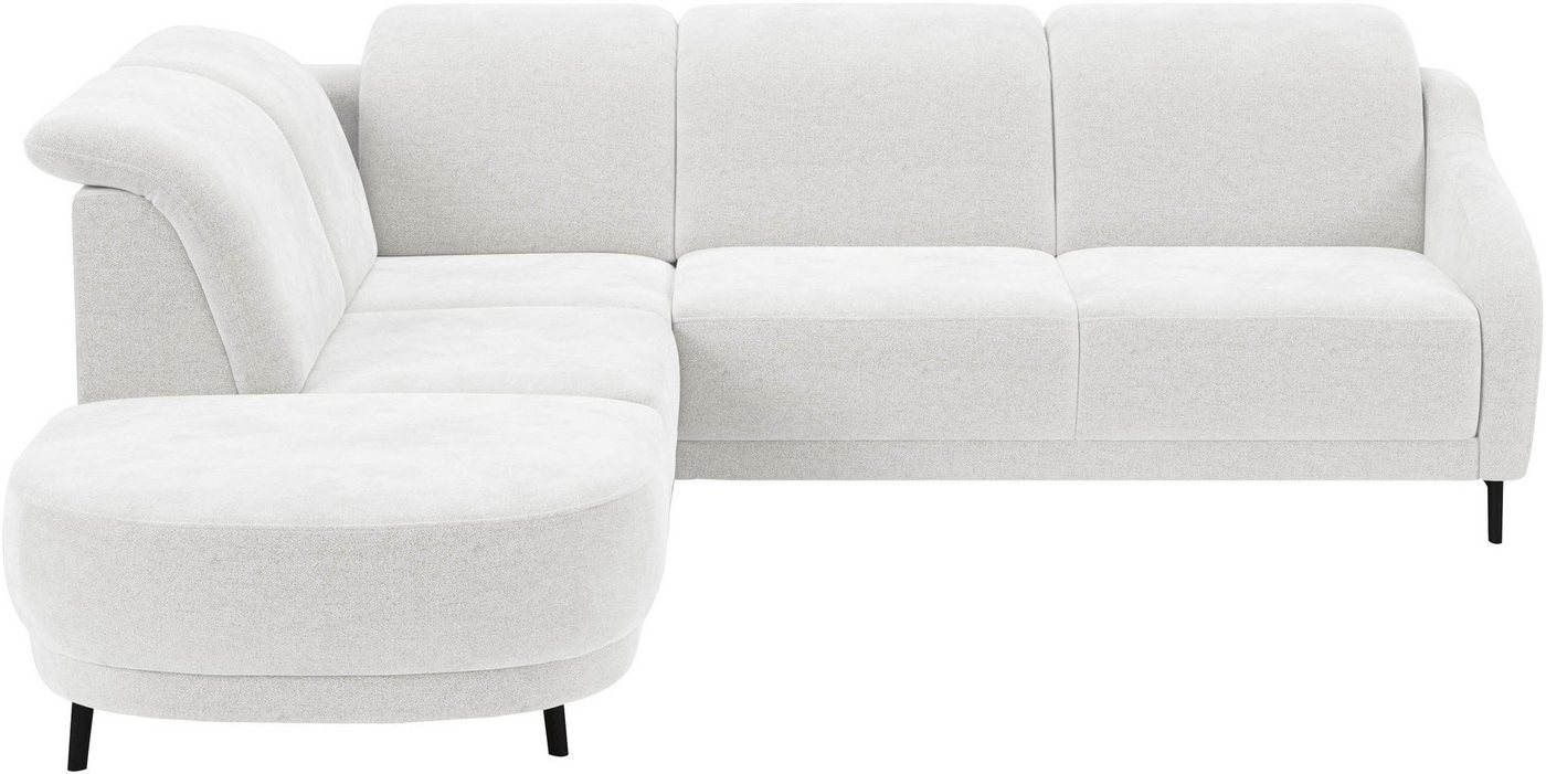 sit&more Ecksofa Blues L-Form, wahlweise mit Klapptisch und USB von sit&more