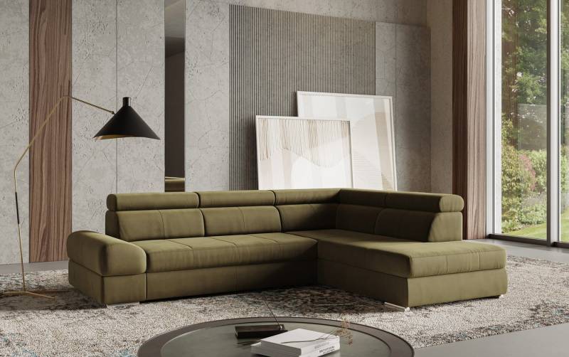 sit&more Ecksofa Broadway L-Form, mit verstellbaren Kopfteilen, wahlweise mit Bettfunktion von sit&more