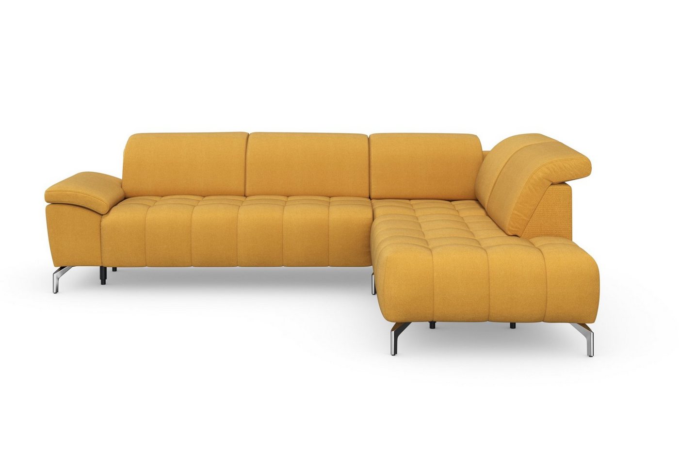 sit&more Ecksofa Cool L-Form, wahlweise mit Kopfteilverstellung und Vorziehsitz, motorisch von sit&more