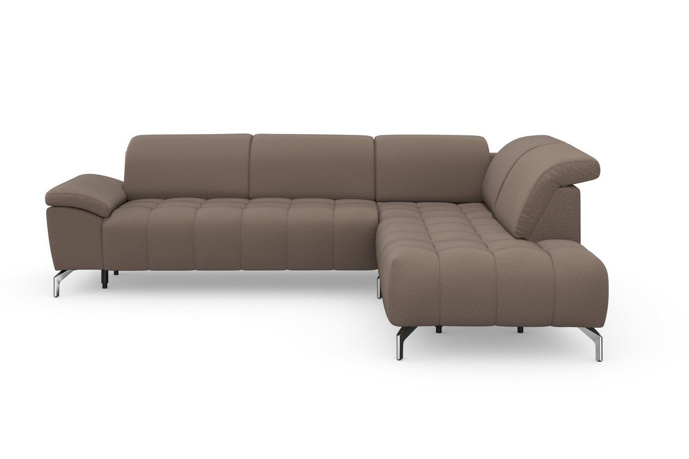 sit&more Ecksofa Cool L-Form, wahlweise mit Kopfteilverstellung und Vorziehsitz, motorisch von sit&more