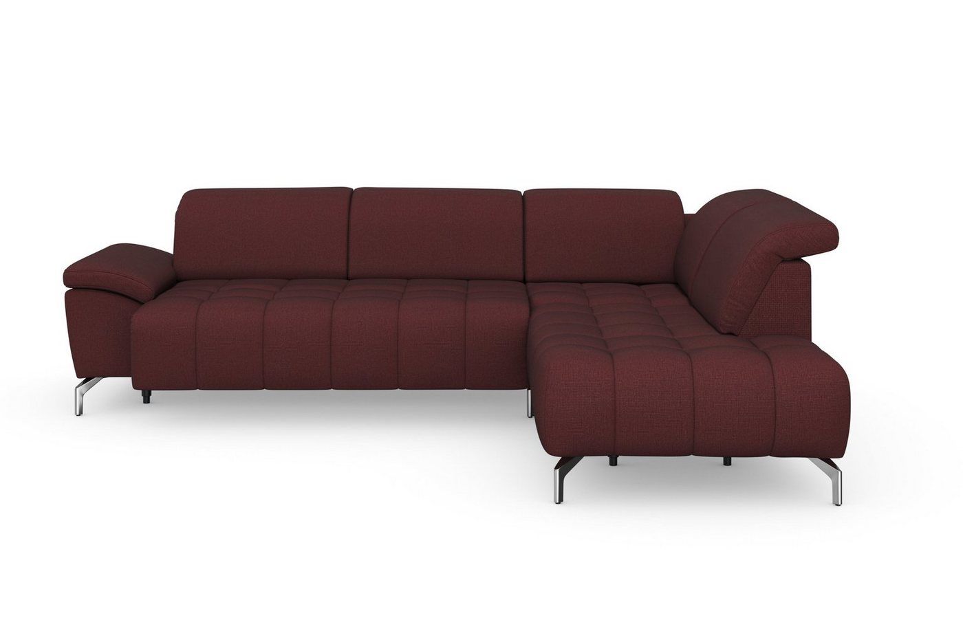 sit&more Ecksofa Cool, wahlweise mit Kopfteilverstellung und Vorziehsitz, motorisch von sit&more