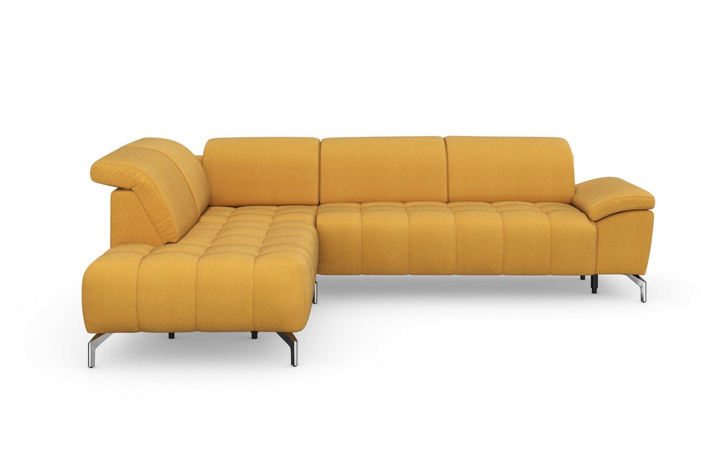 sit&more Ecksofa Cool L-Form, wahlweise mit Kopfteilverstellung und Vorziehsitz, motorisch von sit&more