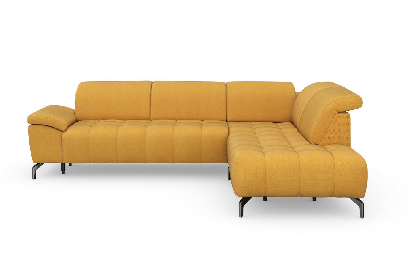 sit&more Ecksofa Cool L-Form, wahlweise mit Kopfteilverstellung und Vorziehsitz motorisch von sit&more