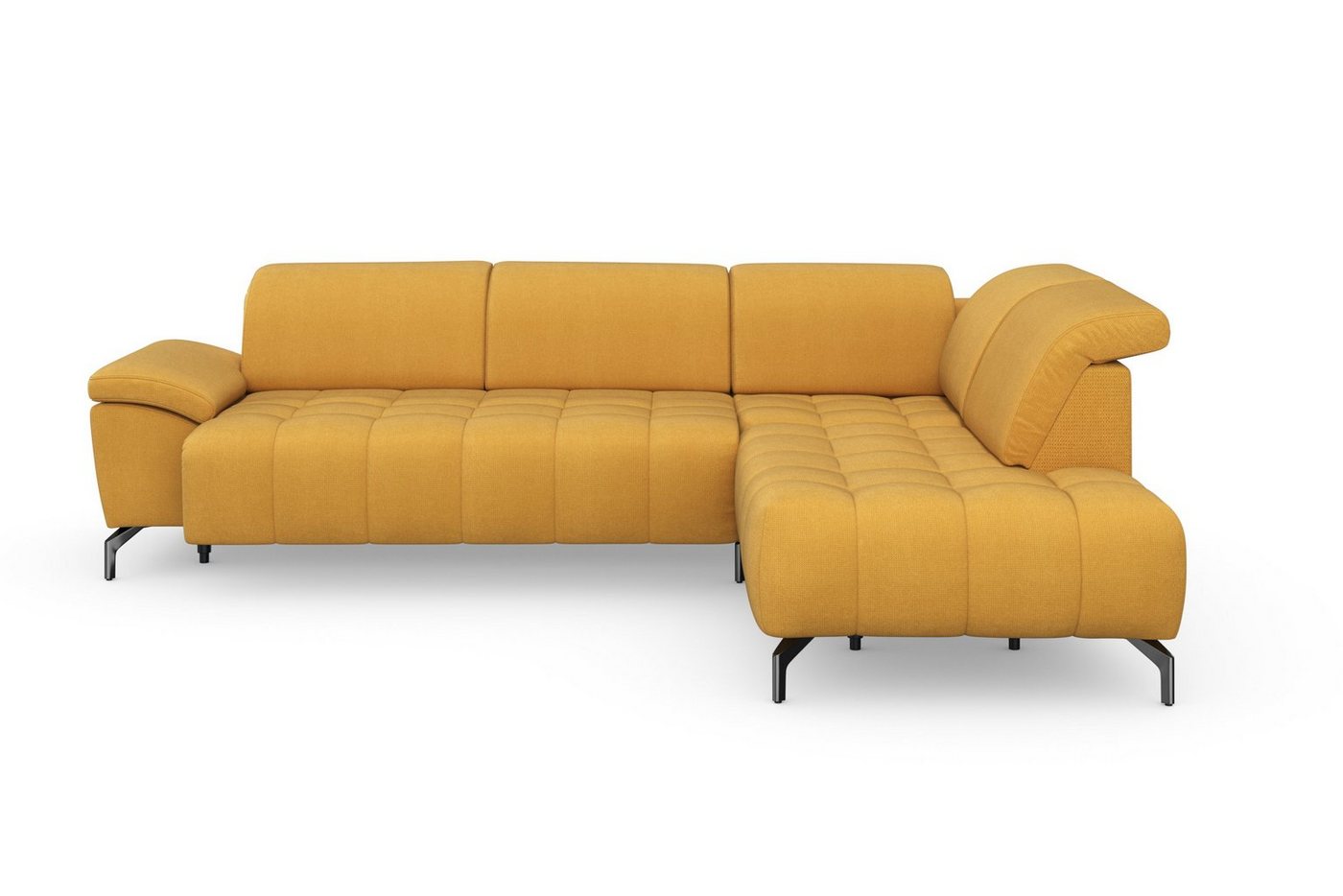 sit&more Ecksofa Cool L-Form, wahlweise mit Kopfteilverstellung und Vorziehsitz motorisch von sit&more