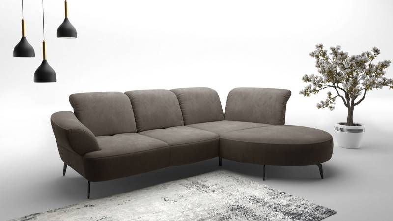 sit&more Ecksofa Dance, L-Form, inkl. Sitztiefenverstellung, inkl. Click&Seat, optional mit Kopfteilverstellung von sit&more