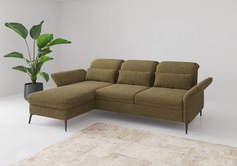 sit&more Ecksofa Emely, inkl. Sitztiefenverstellung, wahlweise mit Bettfunktion,Bettkasten,Kopf- & Armteilverstellung von sit&more