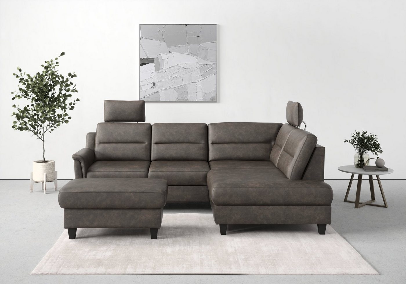 sit&more Ecksofa Farö L-Form, inklusive Federkern, wahlweise mit Bettfunktion und Bettkasten sit&more Ecksofa Farö L-Form, inklusive Federkern, wahlweise mit Bettfunktion und Bettkasten von sit&more