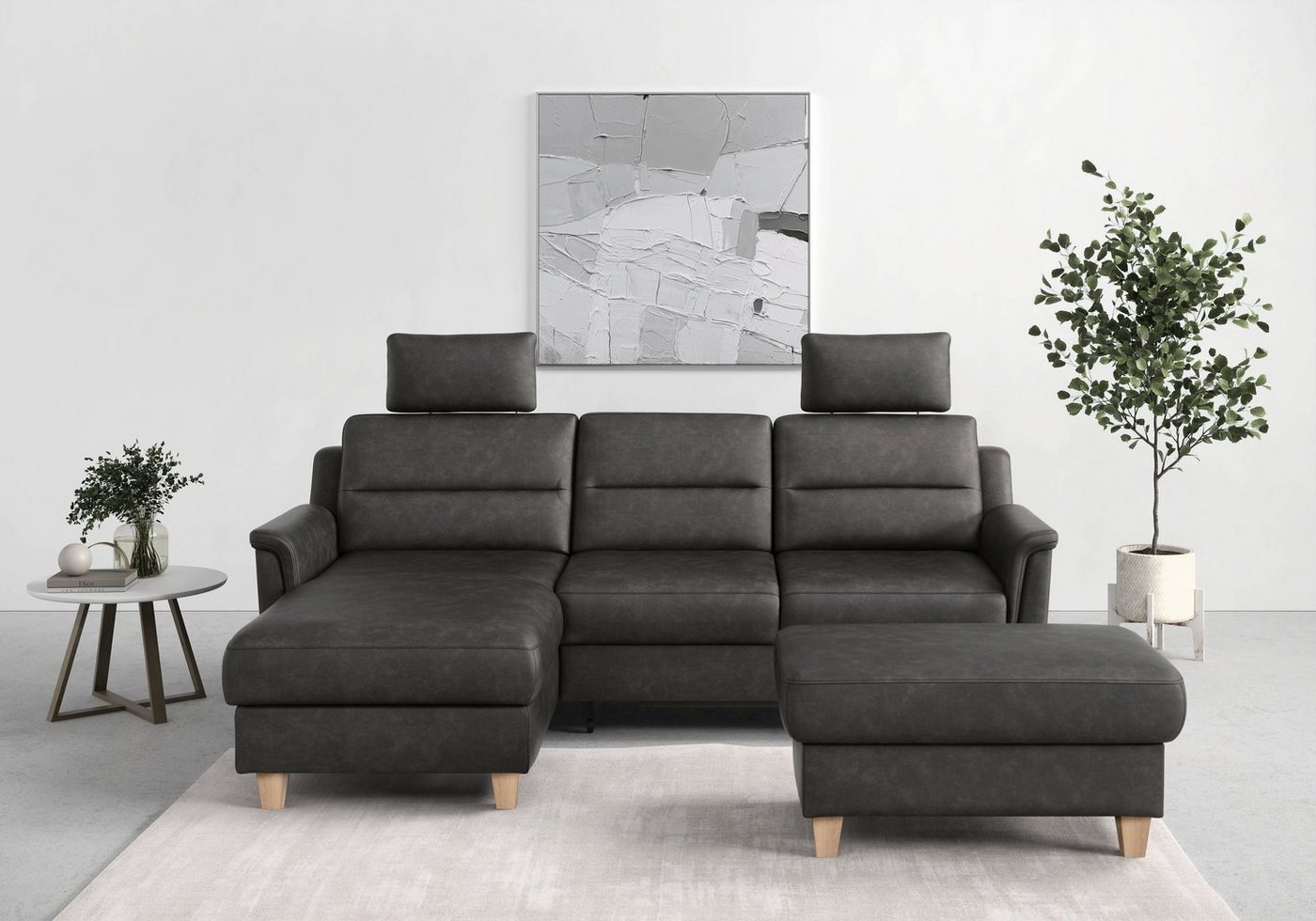 sit&more Ecksofa Farö L-Form, inklusive Federkern, wahlweise mit Bettfunktion und Bettkasten sit&more Ecksofa Farö L-Form, inklusive Federkern, wahlweise mit Bettfunktion und Bettkasten von sit&more