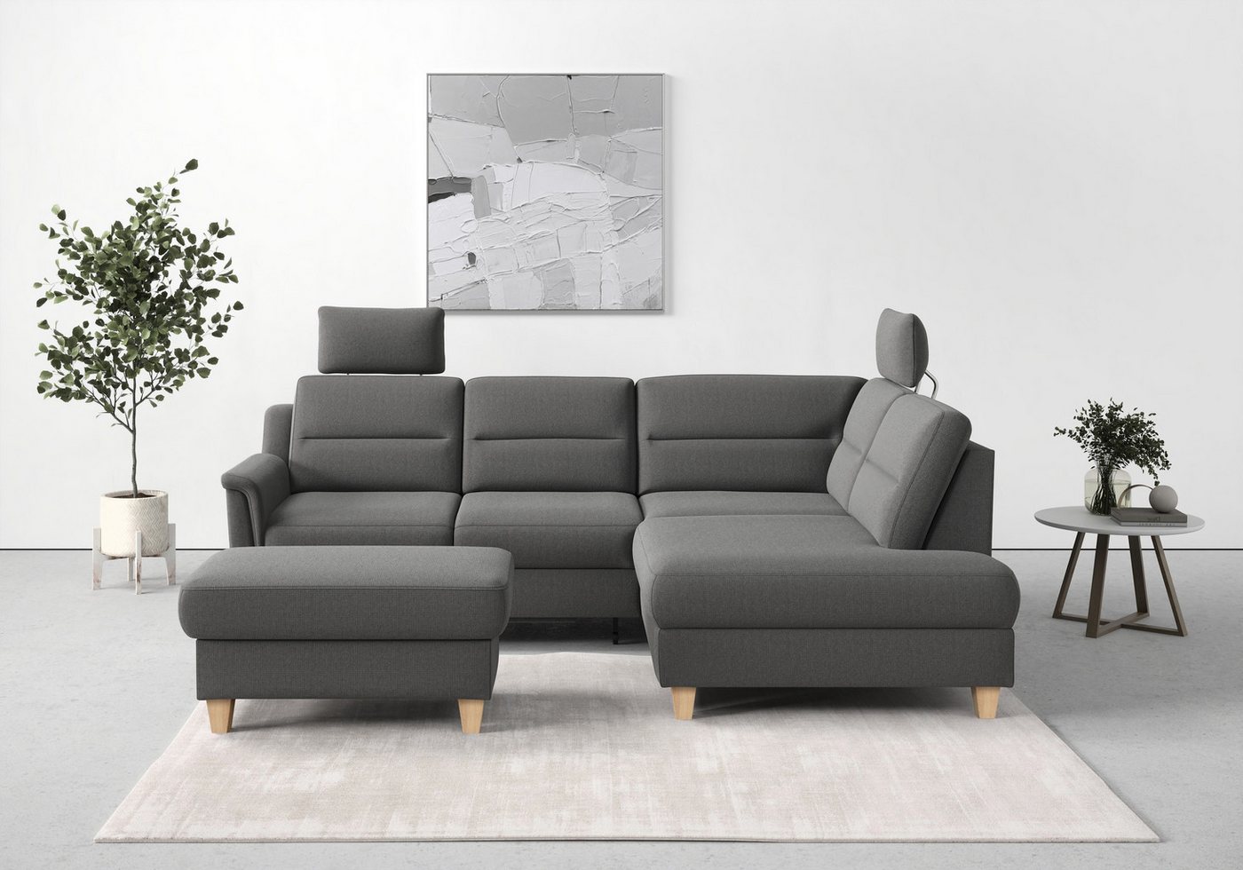 sit&more Ecksofa Farö L-Form, inklusive Federkern, wahlweise mit Bettfunktion und Bettkasten sit&more Ecksofa Farö L-Form, inklusive Federkern, wahlweise mit Bettfunktion und Bettkasten von sit&more