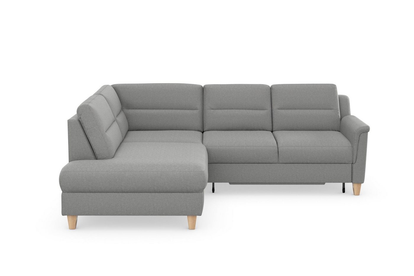 sit&more Ecksofa Farö L-Form, inklusive Federkern, wahlweise mit Bettfunktion und Bettkasten von sit&more