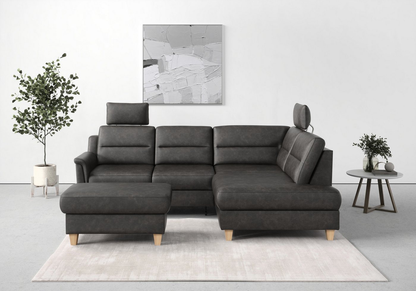 sit&more Ecksofa Farö L-Form, inklusive Federkern, wahlweise mit Bettfunktion und Bettkasten sit&more Ecksofa Farö L-Form, inklusive Federkern, wahlweise mit Bettfunktion und Bettkasten von sit&more
