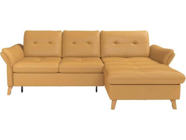 sit&more Ecksofa Göteborg, Sitztiefenverstellung und Federkern, gelb, inkl. Bettfunktion-inkl. Bettkasten-inkl. Sitztiefenverstellung, curry von sit&more